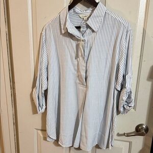 NTW Max Studio Stripe Popover Tunic